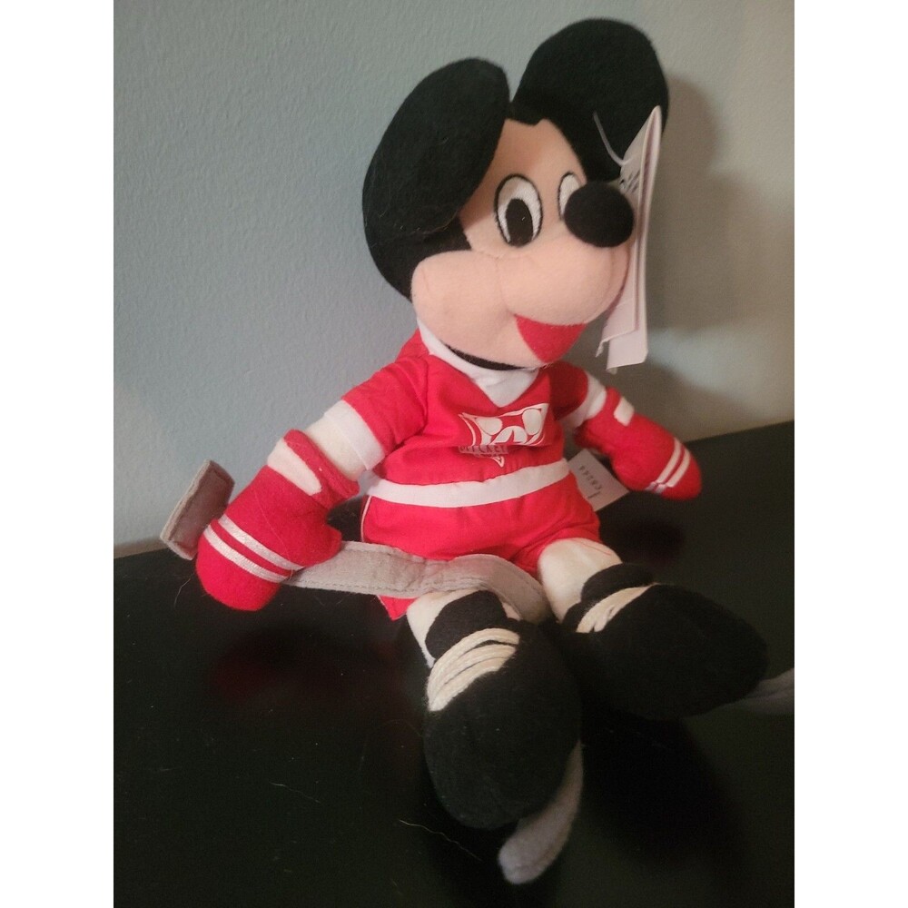 Hockey Mickey Mouse Bean Bag Plush Small - 8'' Disney with tag - Picture 3 of 3